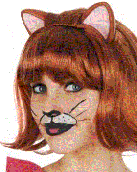Ginger Deluxe Cat Auburn With Ears & Fringe