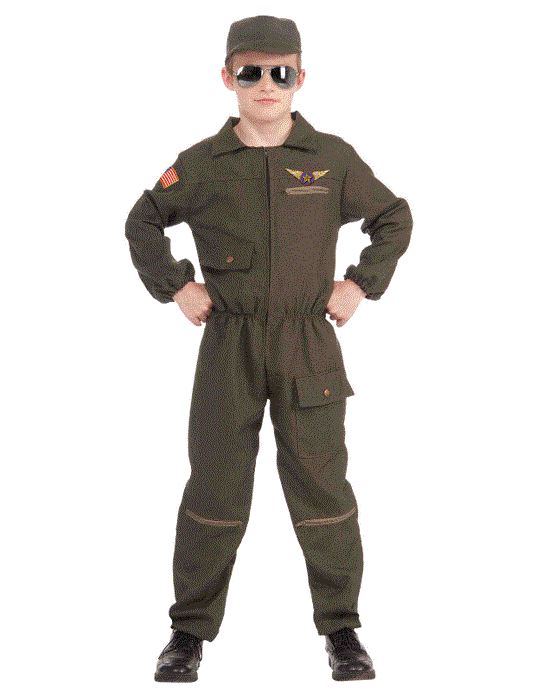 Fighter Jet Pilot Child Costume