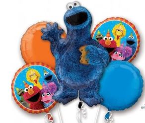 Balloon Bouquet Cookie Monster