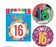 BADGE 16 BIRTHDAY ASSORTED