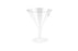 Reusable Clear Cocktail/Martini Glass 250ml 6 Pack
