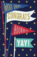 Congratulations Card Blue