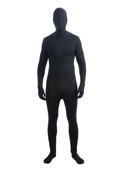 Adult Invisible Man Black Standard Size