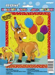 Festive Donkey Blindfold Game