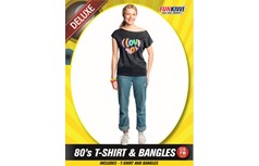 80's T-Shirt & Bangles