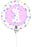 Foil 1St Bday Girl 22Cm