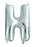 Artwrap Foil Balloon 35cm Silver H