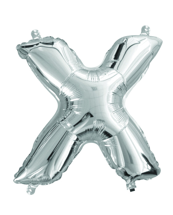 Artwrap Foil Balloon 35 cm Silver X