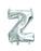 Artwrap Foil Balloon 35cm Silver Z