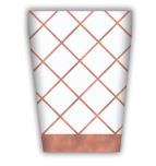 Paper Cups Rose Gold Trendy Pattern