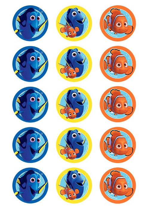 Finding Dory Cupcake Edible Image