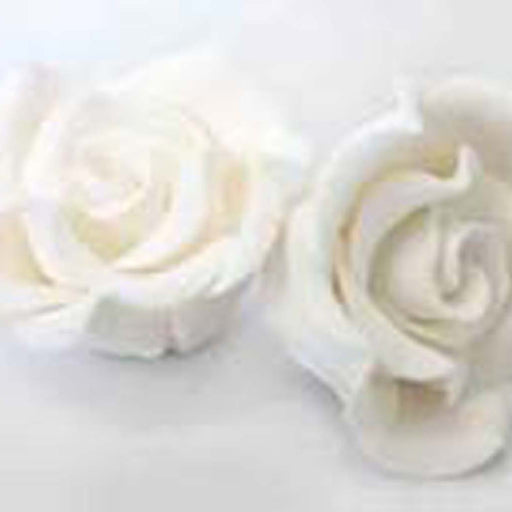 Large Classic Rose White - Sugar Flowers