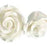 Medium Rose White - Sugar Flowers