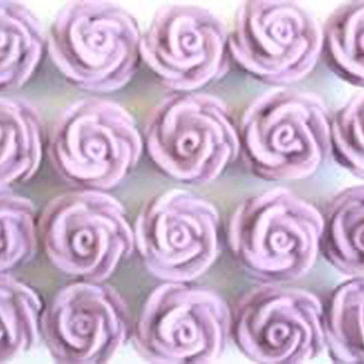 Medium Swirl Rose Sugar Flowers Mauve Each