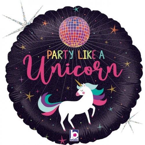 Unicorn Foil Balloon 18" 45cm