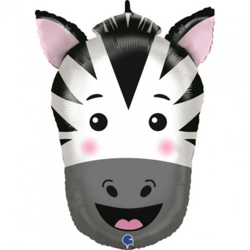 29"(74cm) Foil Balloon Zebra Head