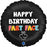 "Happy Birthday Fart Face" Holographic 18" Foil Balloon