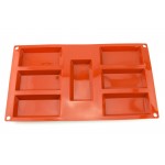 7 Cavity Bar - Silicone Chocolate Mould / Flexible Baking Mould