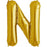 34'' Gold Foil Letter N