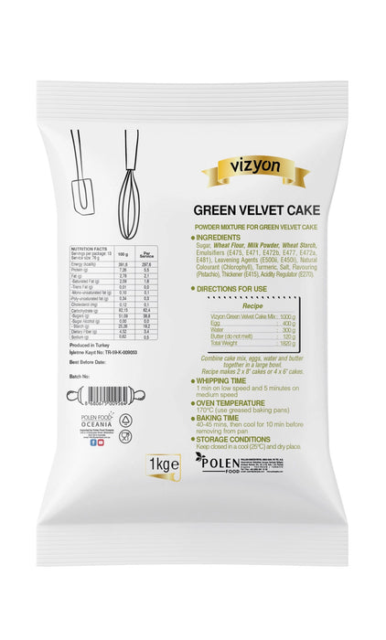Green Velvet Cake 1kg