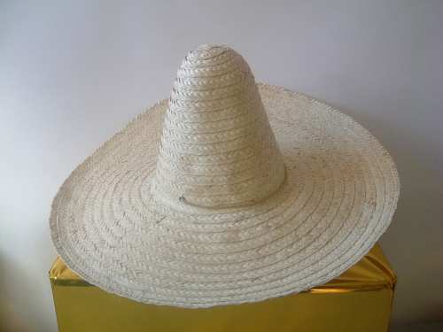 Hat Mexican Plain Sombrero