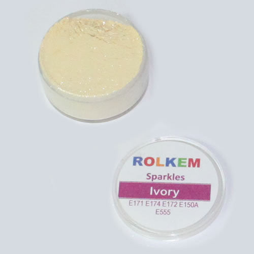 Rolkem - Sparkle - Ivory - 10ml Glitter