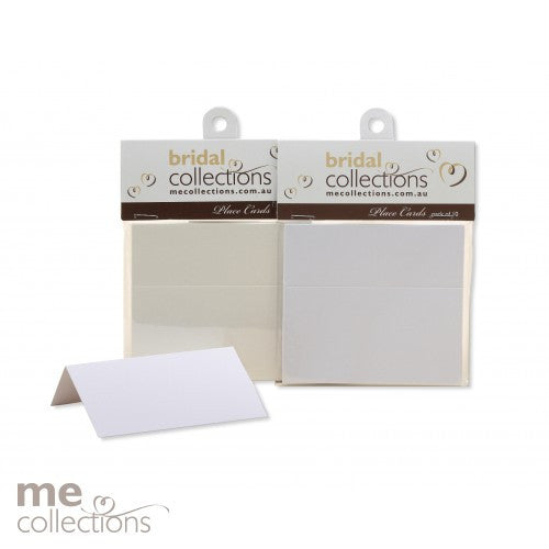 Place Card Pack of 10 Metallic Ivory