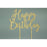 Happy Birthday Wood Look Acrylic Cake Topper