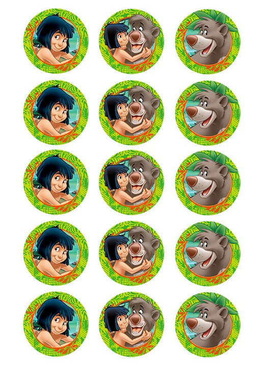 The Jungle Book Cupcake Edible Image