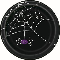 SMALL SPIDER WEB PLATES - PACK OF 8