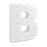 LED Alpha Light White Letter B