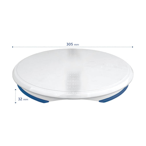 Cake Ultra Slim Turntable White  304mm /12 inch