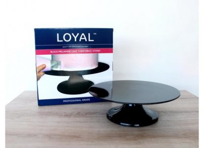 Cake Turntable Black Melamine 320mm /12.5 inch