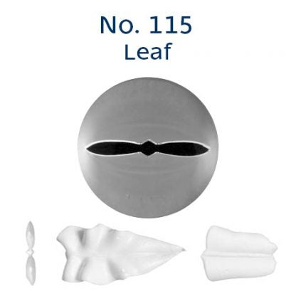 Loyal No.115 Leaf Stainless Steel Piping Tip