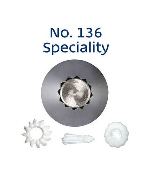 No. 136 Specialty Stainless Steel Piping Tip