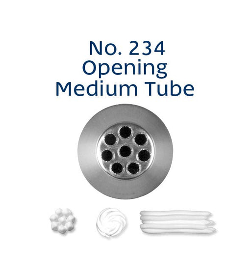 No. 234 Multi-Opening Medium Stainless Steel Piping Tip
