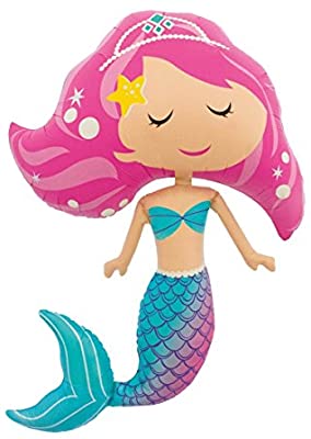 Mermaid Supershape Foil Balloon