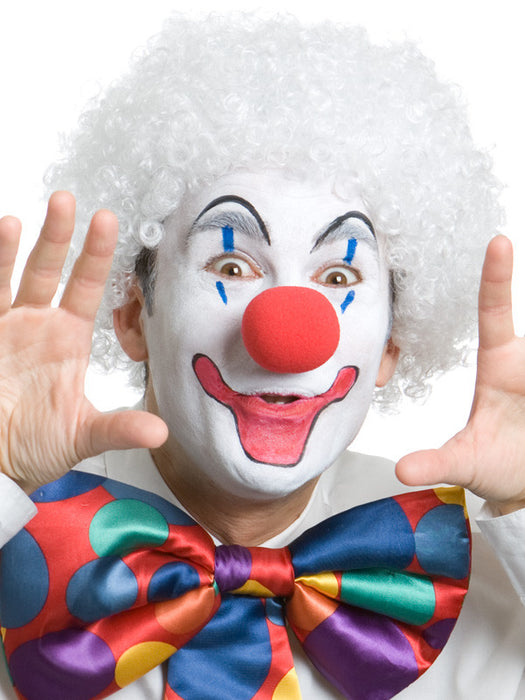 Clown Wig White Curly