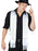Gangster Scarf  White  With Fringe