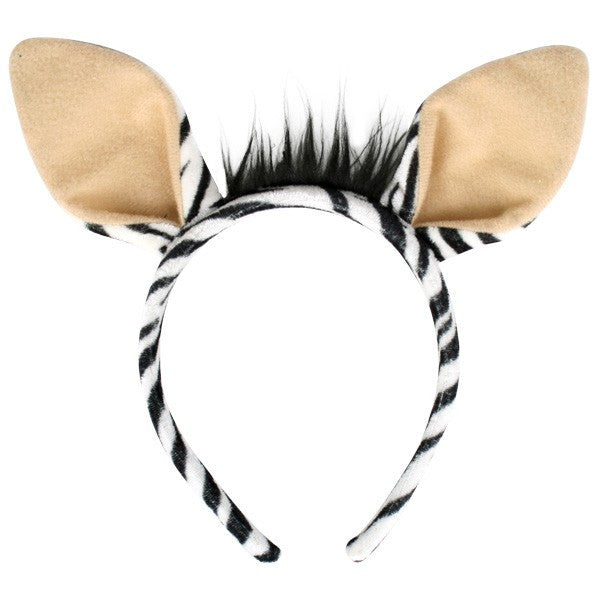 Zebra Ears On Headband
