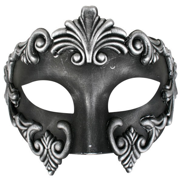 Lorenzo Silver & Black Eye Mask