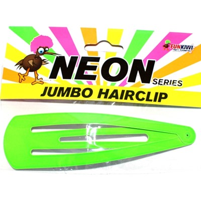 Neon Green Jumbo Hairclip