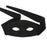 Zorro With Ties Large Black Eye Mask