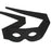 Zorro With Ties Small Black Eye Mask