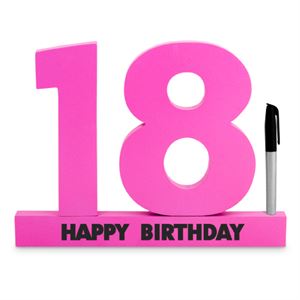 18th Pink Signature Block