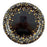 Sparkling Fizz Black Gold 9" 23cm Plate Pack Of 8