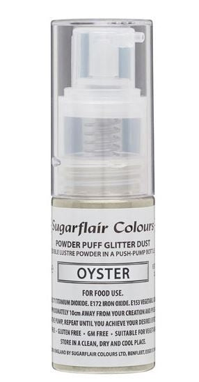 Oyster - Powder Puff Glitter Dust - Sugarflair Pump Spray - 10G