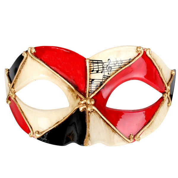 Pietro Red & Black Eye Mask
