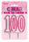 CANDLE GLITZ PINK 100TH