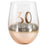 Rose Gold Ombre Stemless Wine  Glass Assorted Ages